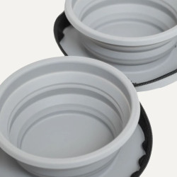 Collapsible & Portable Silicone Double Bowl