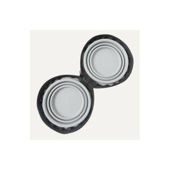 Collapsible & Portable Silicone Double Bowl