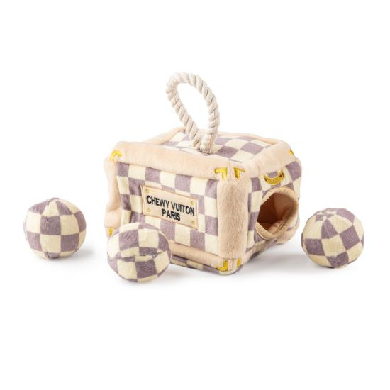 Chewy Vuiton Trunk - Checker