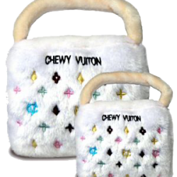 Chewy Vuiton Handbag - White