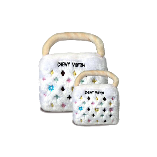 Chewy Vuiton Handbag - White