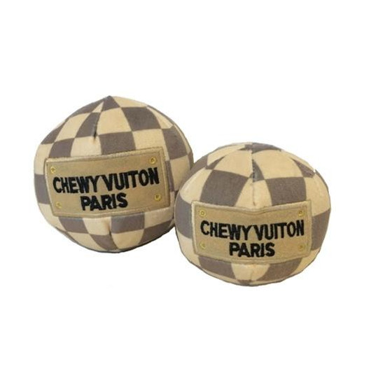 Chewy Vuiton Ball - Checker