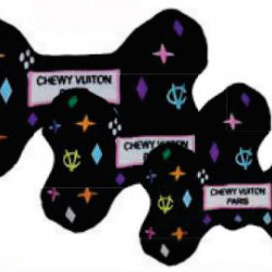 Chewy Vuiton Bone - Black Monogram