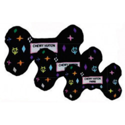 Chewy Vuiton Bone - Black Monogram