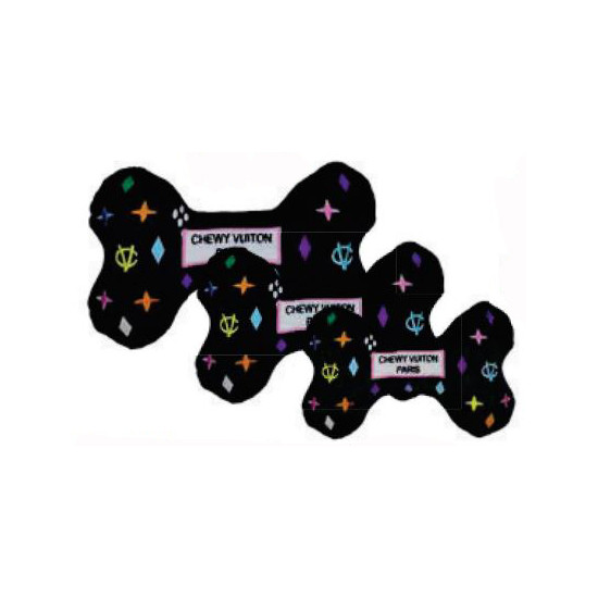 Chewy Vuiton Bone - Black Monogram