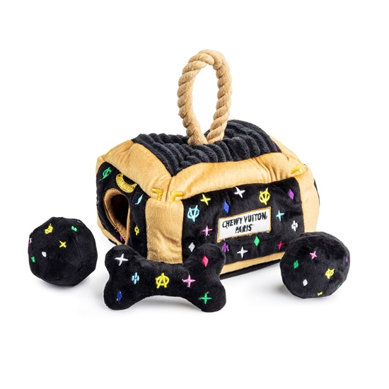 Chewy Vuiton Trunk - Black Monogram