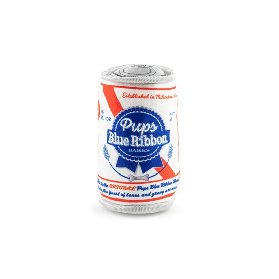 Pups Blue Ribbon Beer Can