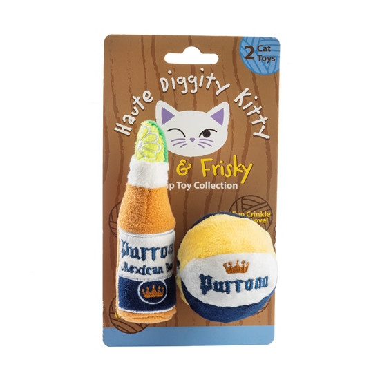 Purrona Beer Bottle & Ball