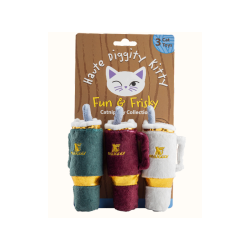 Holiday Snuggly Cup Organic Catnip Toys