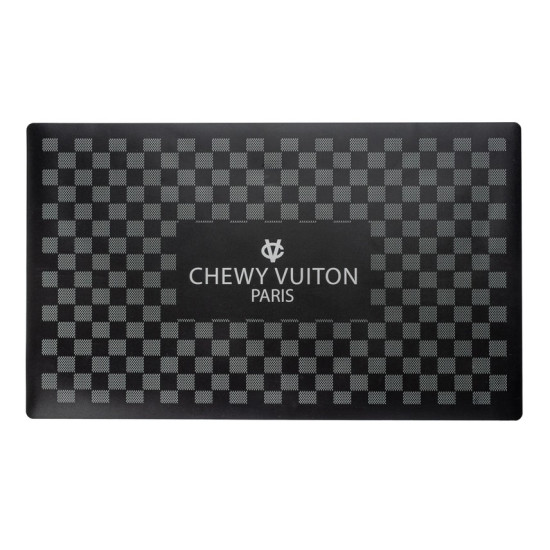 Black Checker Chewy Vuiton Placemat