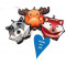 HuggleTuff Puffies - Woodland Assortment 3 pack