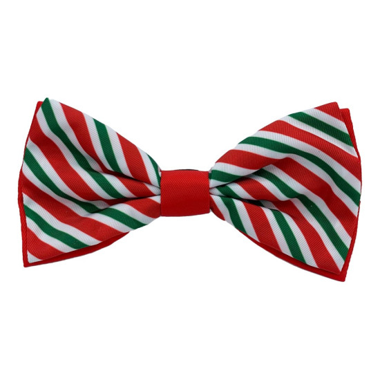 Bow Ties/Pinwheels - Peppermint Stripe