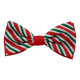 Bow Ties/Pinwheels - Peppermint Stripe