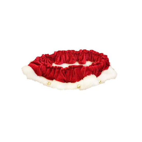 Ruffs/Scrunchies - Santa Ruff