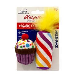 Mewow Cupcake & Candle - 2pk