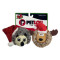 Christmas EZ Squeaky Balls - Hedgehog & Reindeer