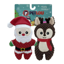 Christmas 6" Twin Pack - Santa & Reindeer