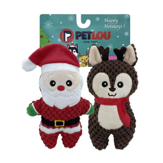 Christmas 6" Twin Pack - Santa & Reindeer