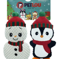 Christmas 6" Twin Pack - Snowman & Penguin