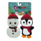 Christmas 6" Twin Pack - Snowman & Penguin