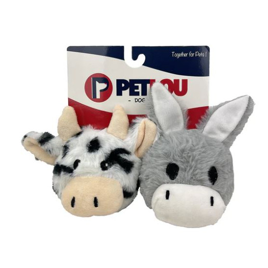 Twin Pack - Cow & Donkey