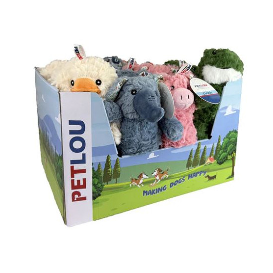 9" Assorted PDQ - Frog, Duck, Elephant, Pig