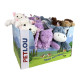 9" Assorted PDQ - Rabbit, Dog, Donkey, Lamb