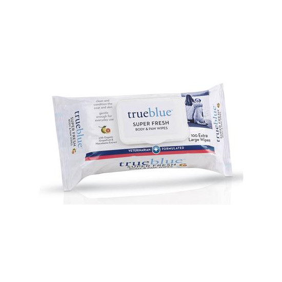 Super Fresh Body & Paw Wipes 100  ct