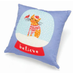Accent Pillow - Believe - Cat