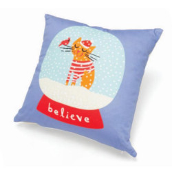 Accent Pillow - Believe - Cat