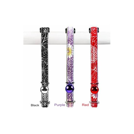 Chrysanthemum Reflective Cat Collars