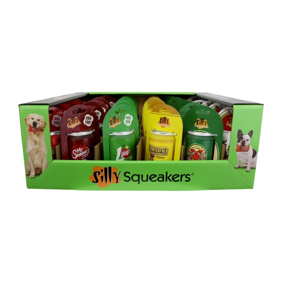 Silly Squeakers PDQ Display Tray - Cans